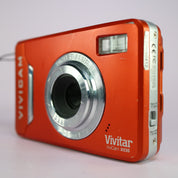 Vivitar Vivicam X035 10.1MP Compact Digital Camera Orange Tested