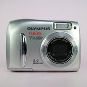 Olympus Digital Camera Camedia C-370 Zoom 3.2MP Silver Tested