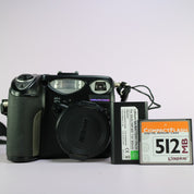 Nikon Digital Camera Coolpix 5000 5.1MP Flip Screen Black Tested