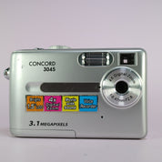 Concord Digital Camera 3045 3.1MP Silver Tested