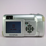 Olympus Digital Camera Camedia C-350 Zoom 3.2MP Silver Tested