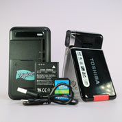 Toshiba Camileo S20 Compact HD Video Camcorder Black Tested Full Working Set