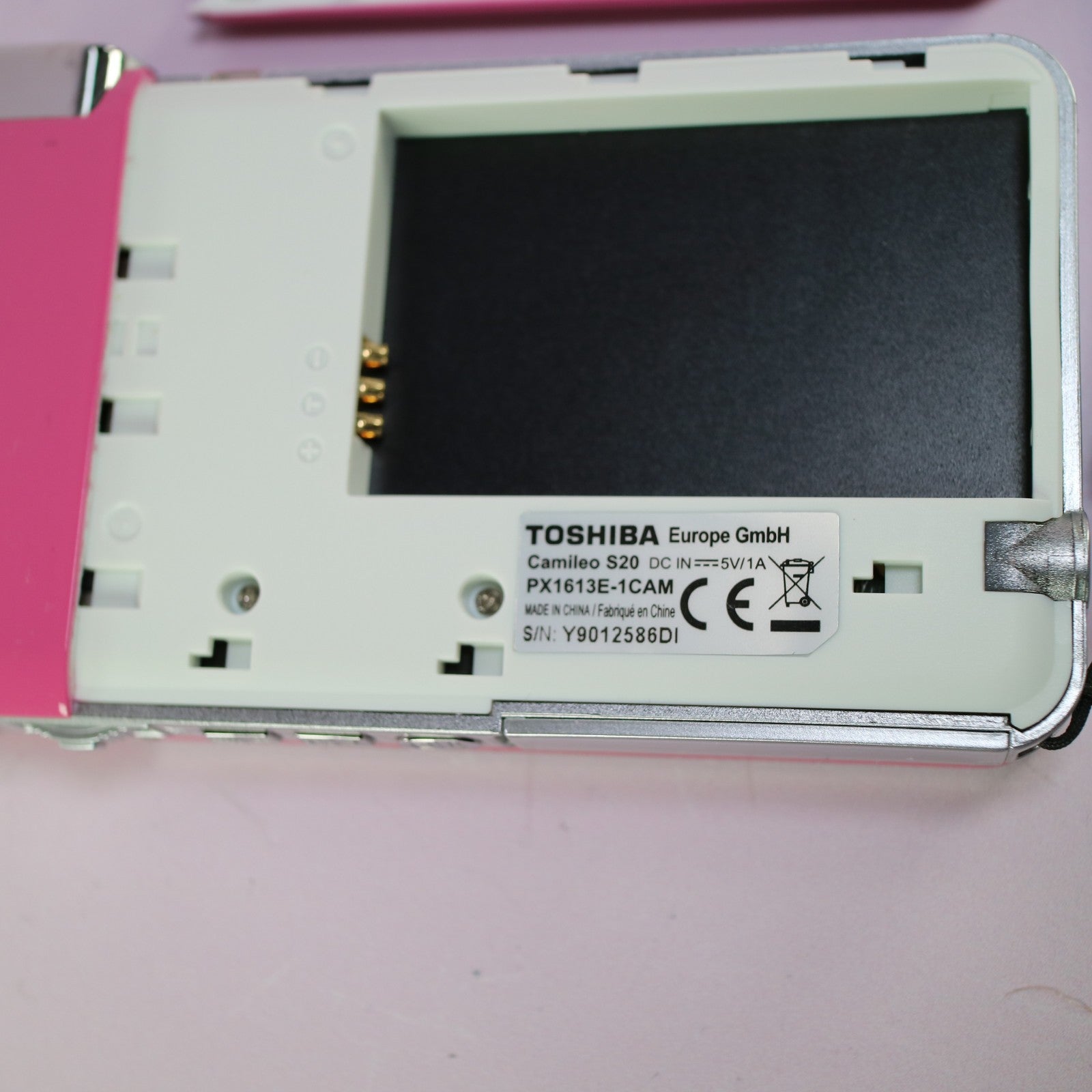 Toshiba Camileo S20 Compact HD Video Camcorder Pink Tested Full Working Set