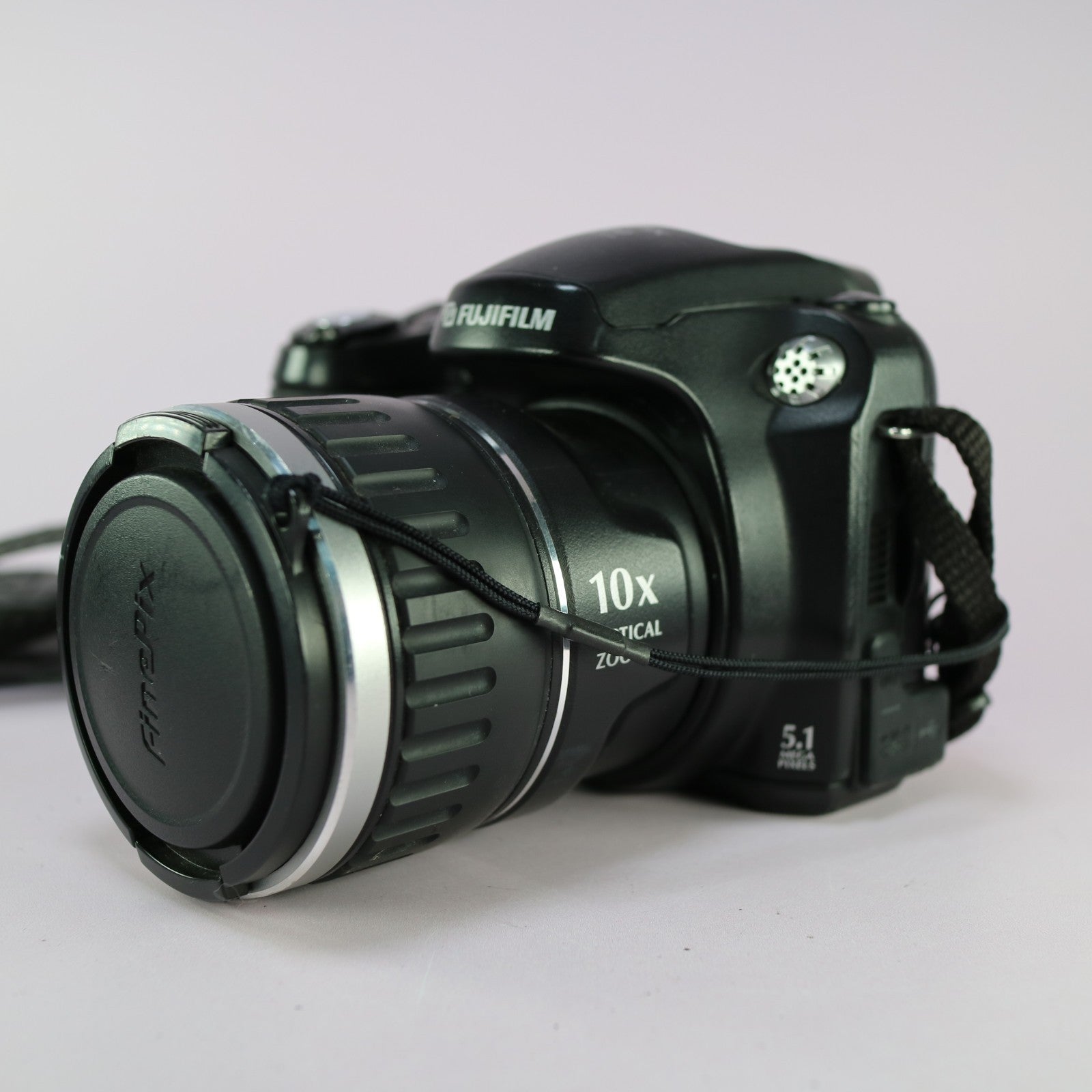 Fujifilm FinePix S5600 5.1MP Digital Bridge Camera Black Tested 10x Zoom