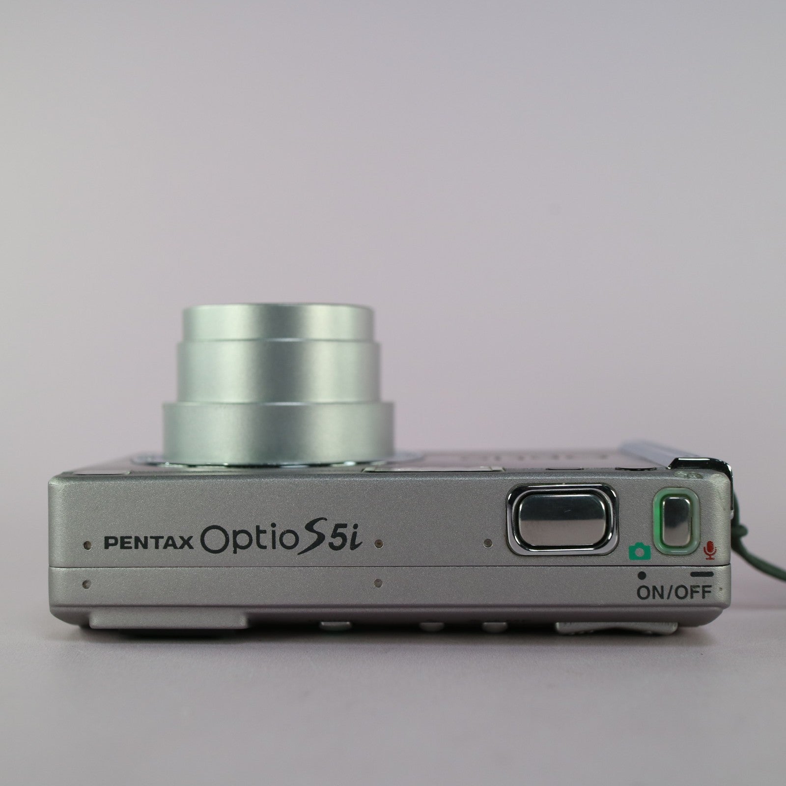 Pentax Digital Camera Optio S5i 5.0MP Silver Tested Full Working Set