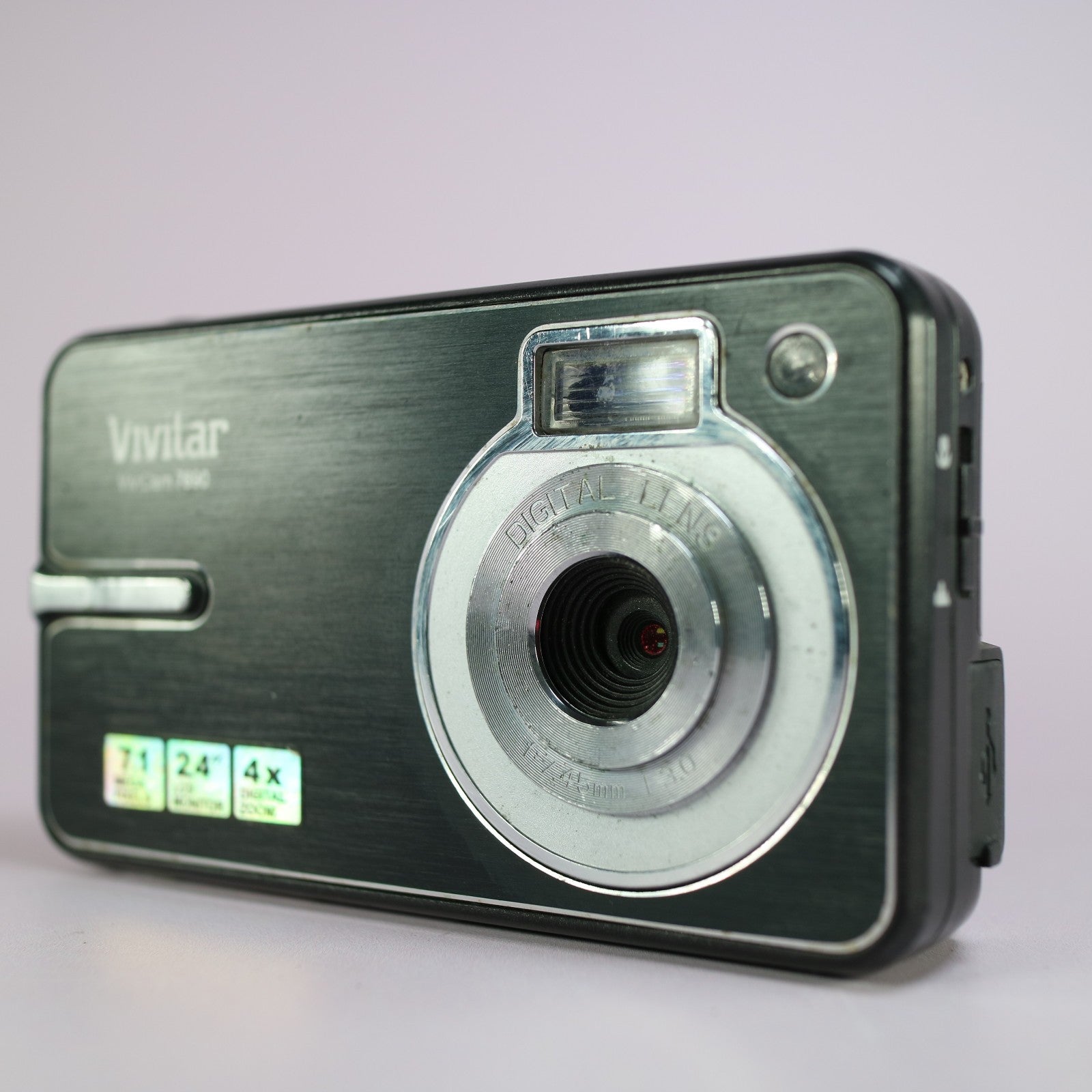 Vivitar Digital Camera Vivicam 7690 7.1MP Black Tested