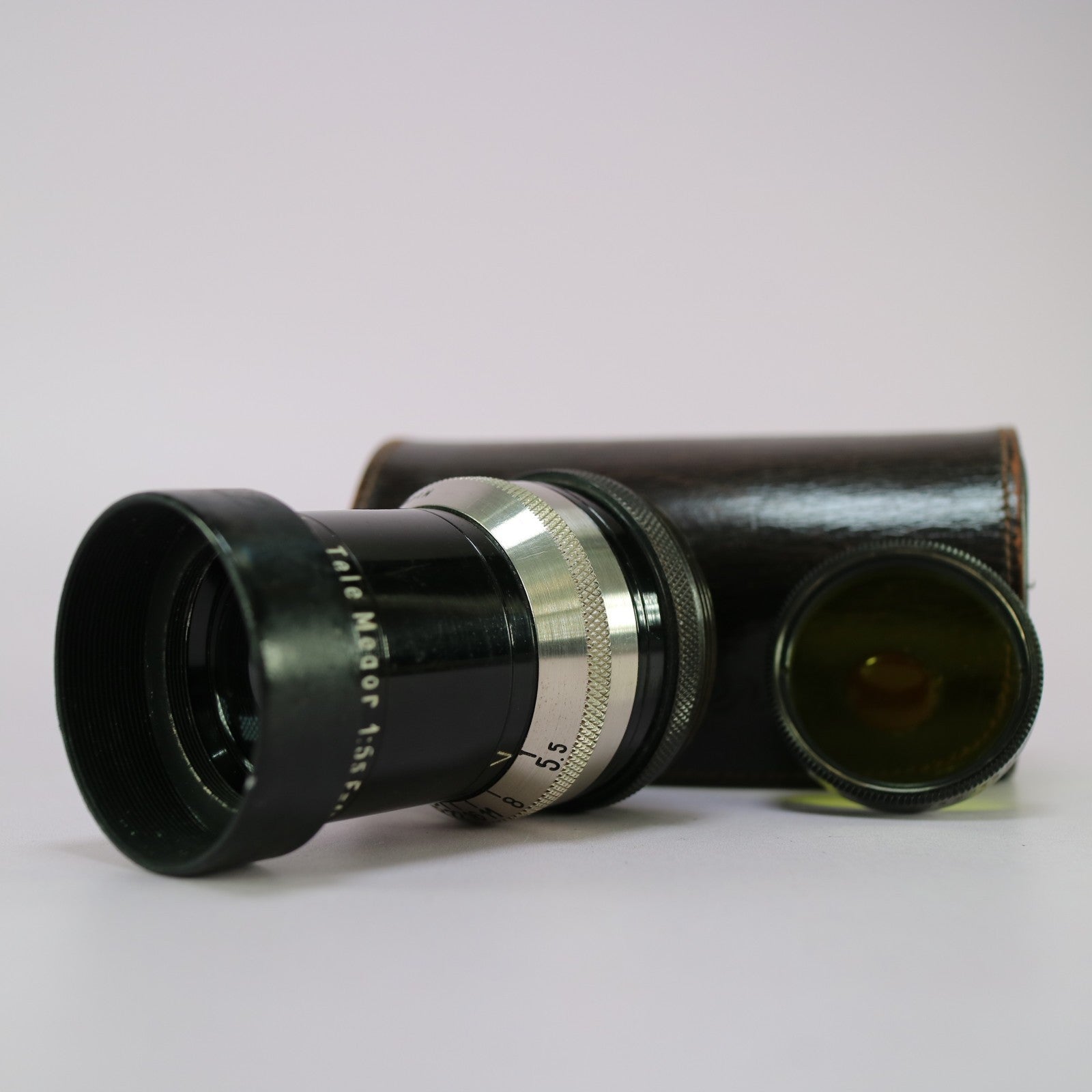 Hugo Meyer Gorlitz Telemegor 15cm f/5.5 Telephoto Lens M39 / L39 Leica Mount