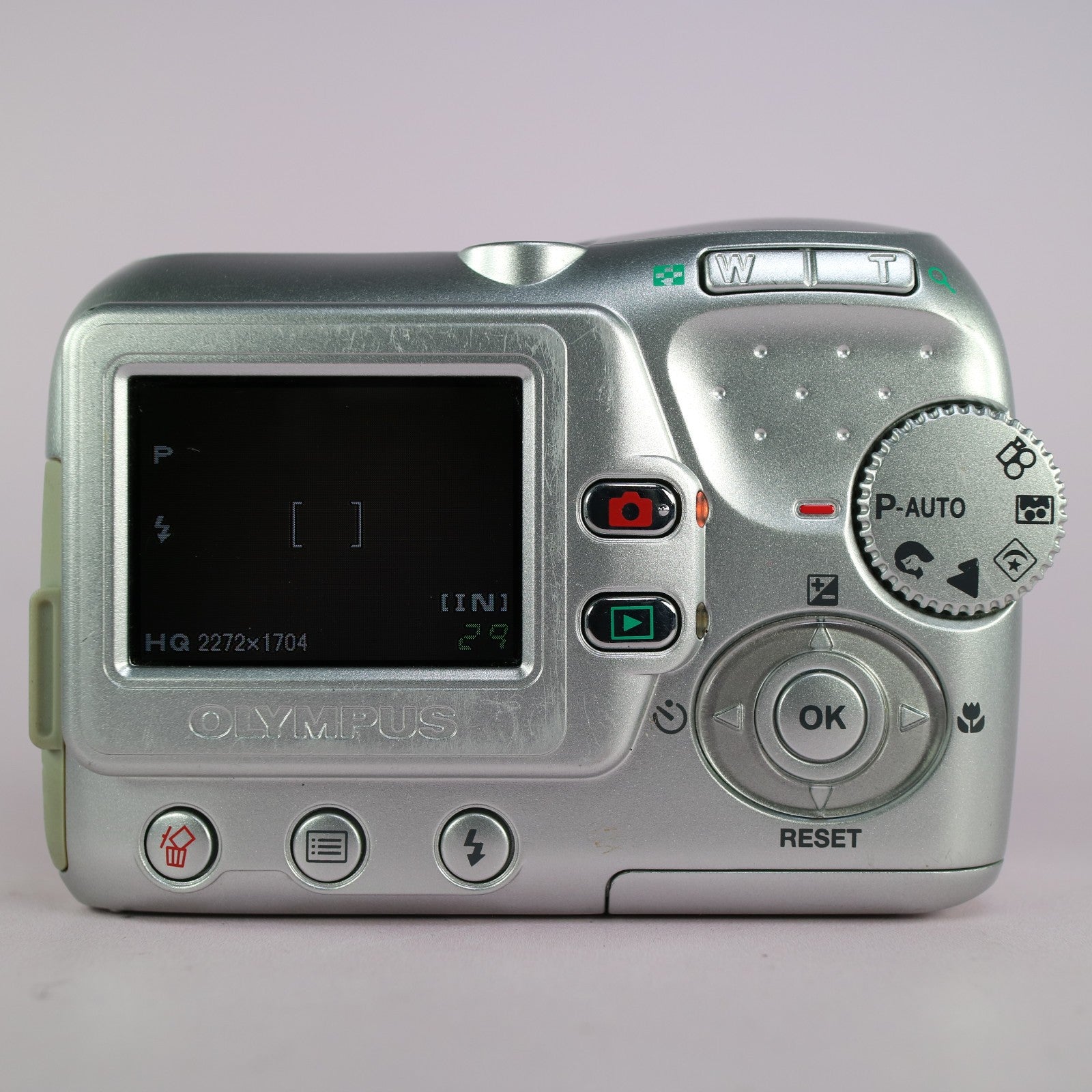Olympus X-710 5.0MP Compact Digital Camera Silver Tested With xD Card