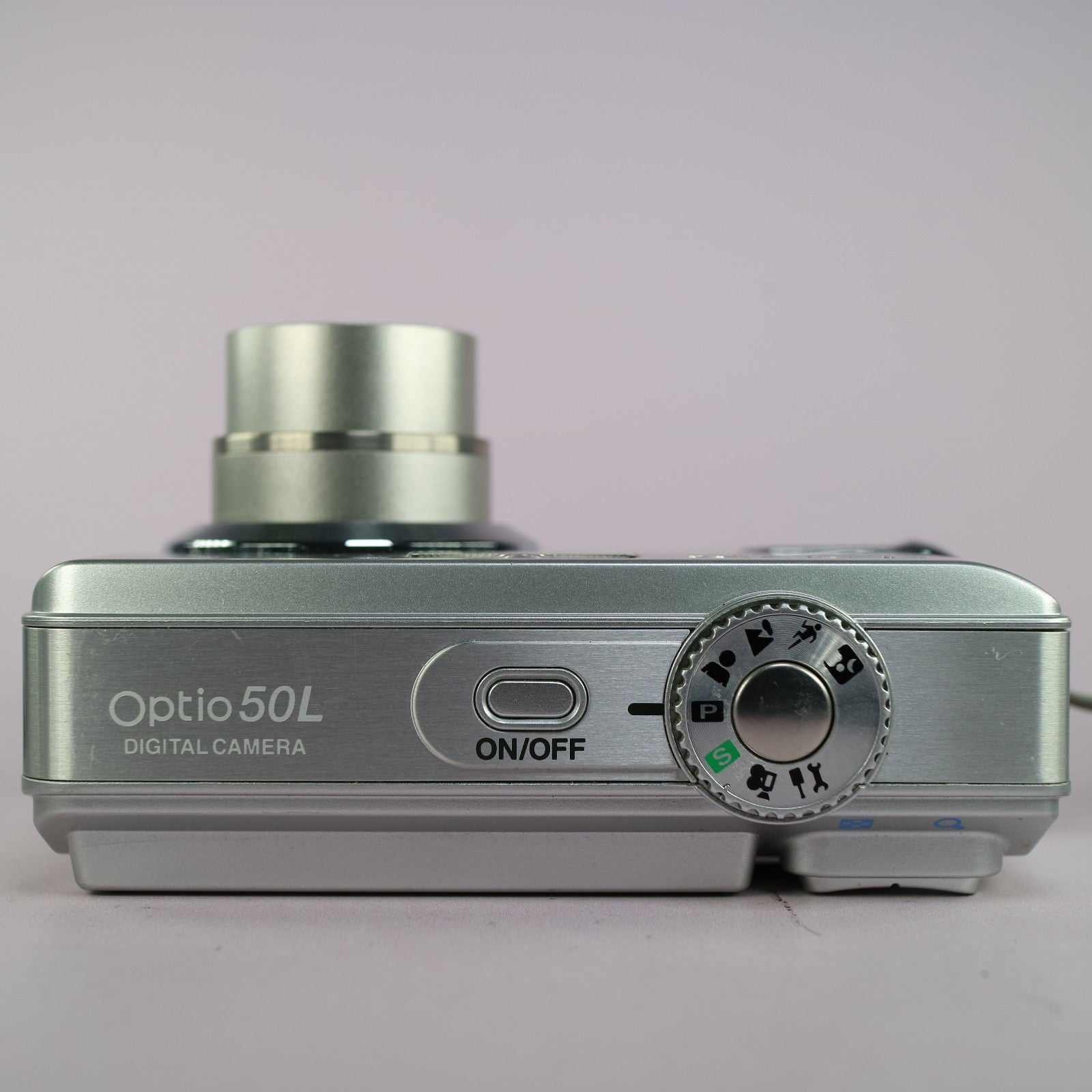 Pentax Optio 50L 5.0MP Compact Digital Camera Silver Tested