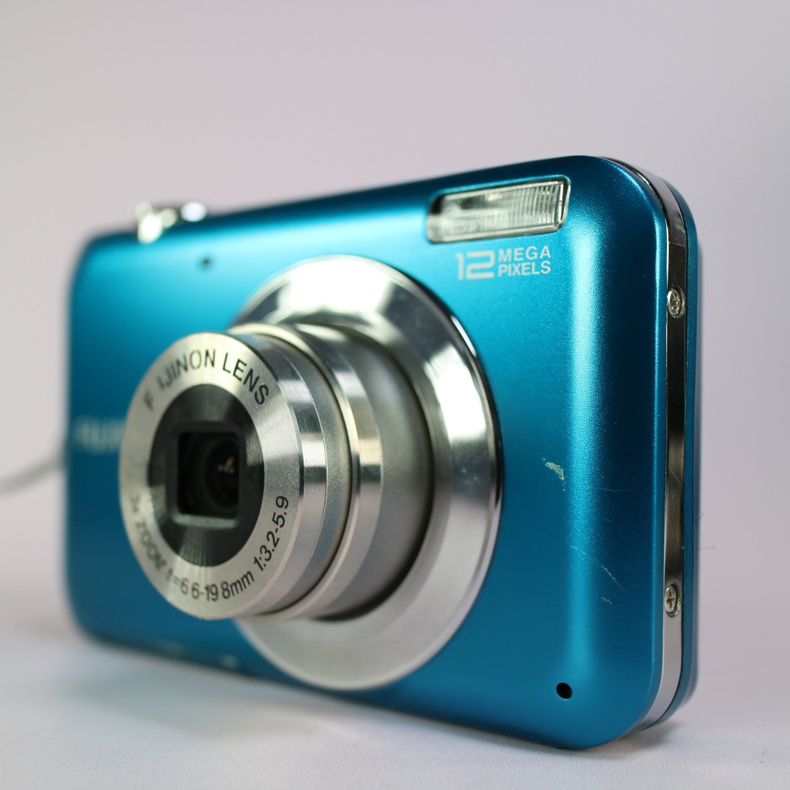 Fujifilm Digital Camera FinePix JV100 12.0MP Blue Tested Full Working Set