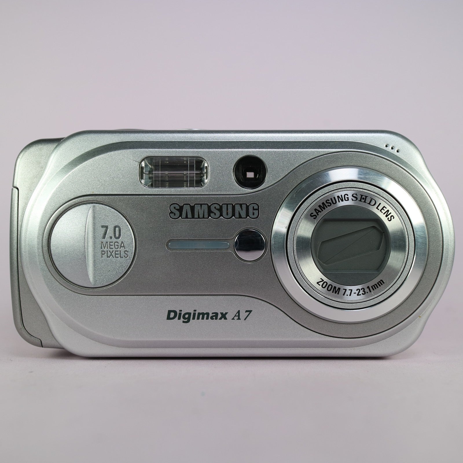 Samsung Digimax A7 7.0MP Compact Digital Camera Silver Tested