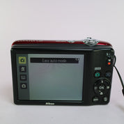 Nikon Digital Camera Coolpix L25 10.1MP Red Tested