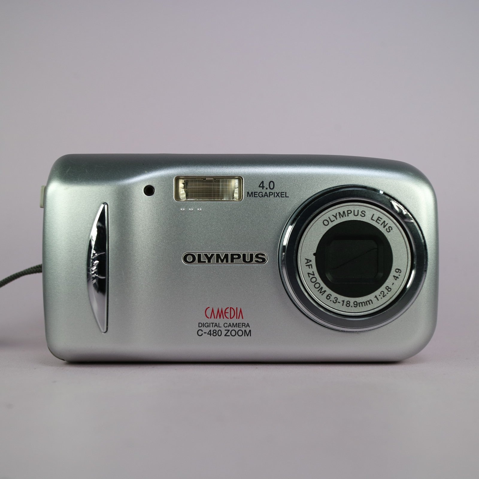 Olympus Digital Camera Camedia C-480 Zoom 4.0MP Silver Tested