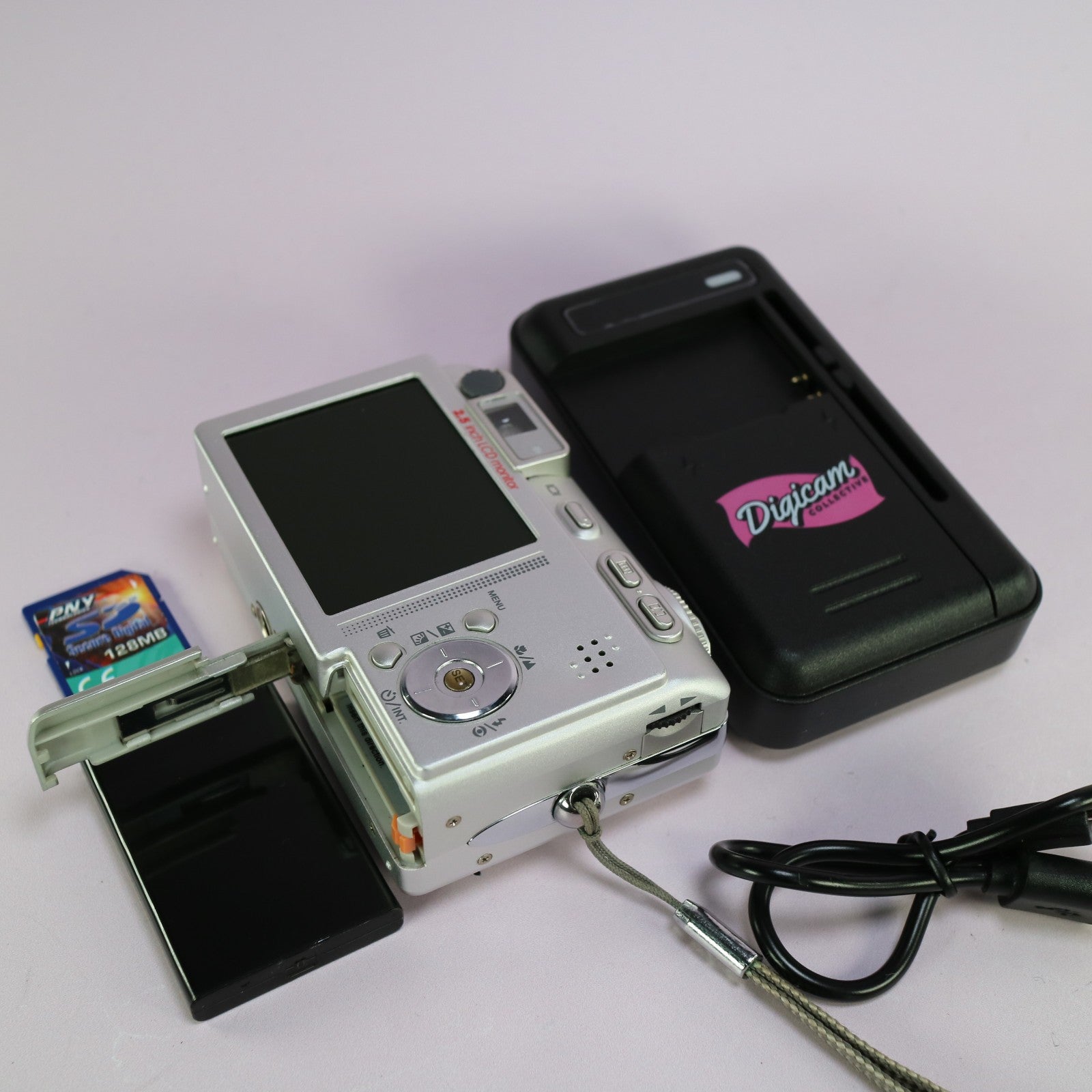 Rollei Digital Camera Prego DP6000 6.3MP Silver Tested Full Working Set
