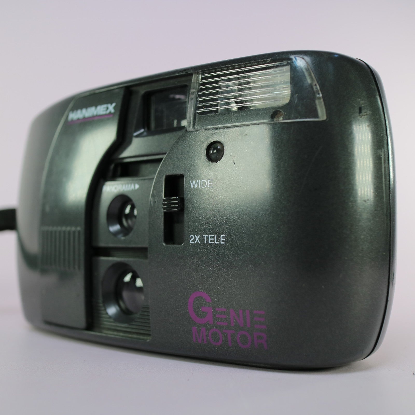 Hanimex Genie Motor 35mm Film Point and Shoot Lomographic Camera Grey Tested