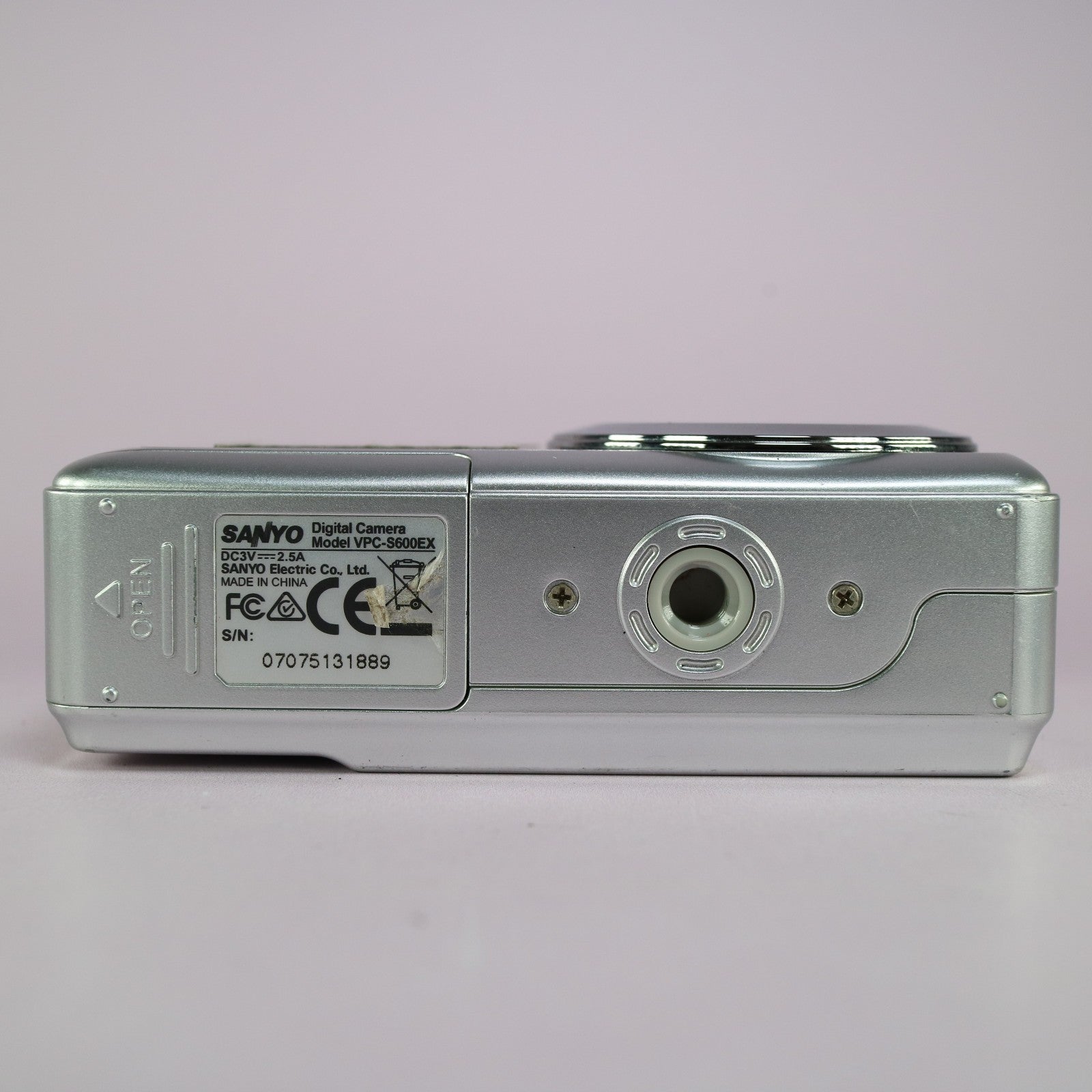Sanyo VPC-S600 6.0MP Compact Digital Camera Silver Tested