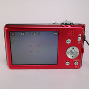 Panasonic Digital Camera Lumix DMC-FS16 14.1MP Red Tested Full Working Set