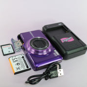 Fujifilm Digital Camera FinePix T350 14.0MP Purple Tested Full Working Set