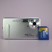 ODYS Slim 5L-ii 3.1MP Compact Digital Camera Silver Tested