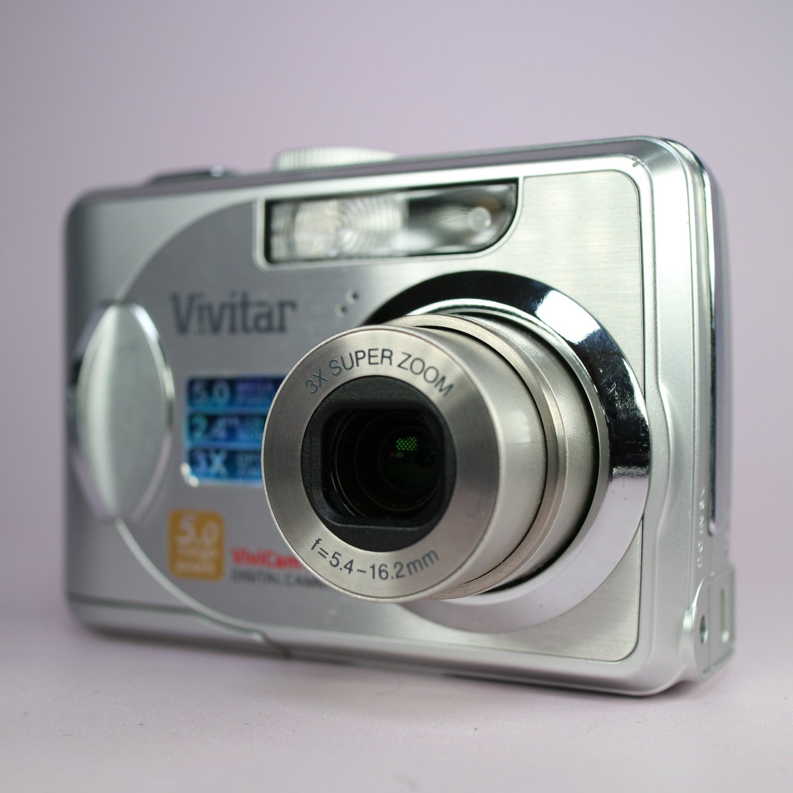 Vivitar Digital Camera Vivicam 5388 5.0MP Silver Tested