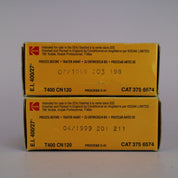 2x Kodak Professional T400CN 120 B&W Film Sealed Expired 1999