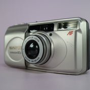 Olympus Superzoom 80G 35mm Film Point and Shoot Camera Silver Tested