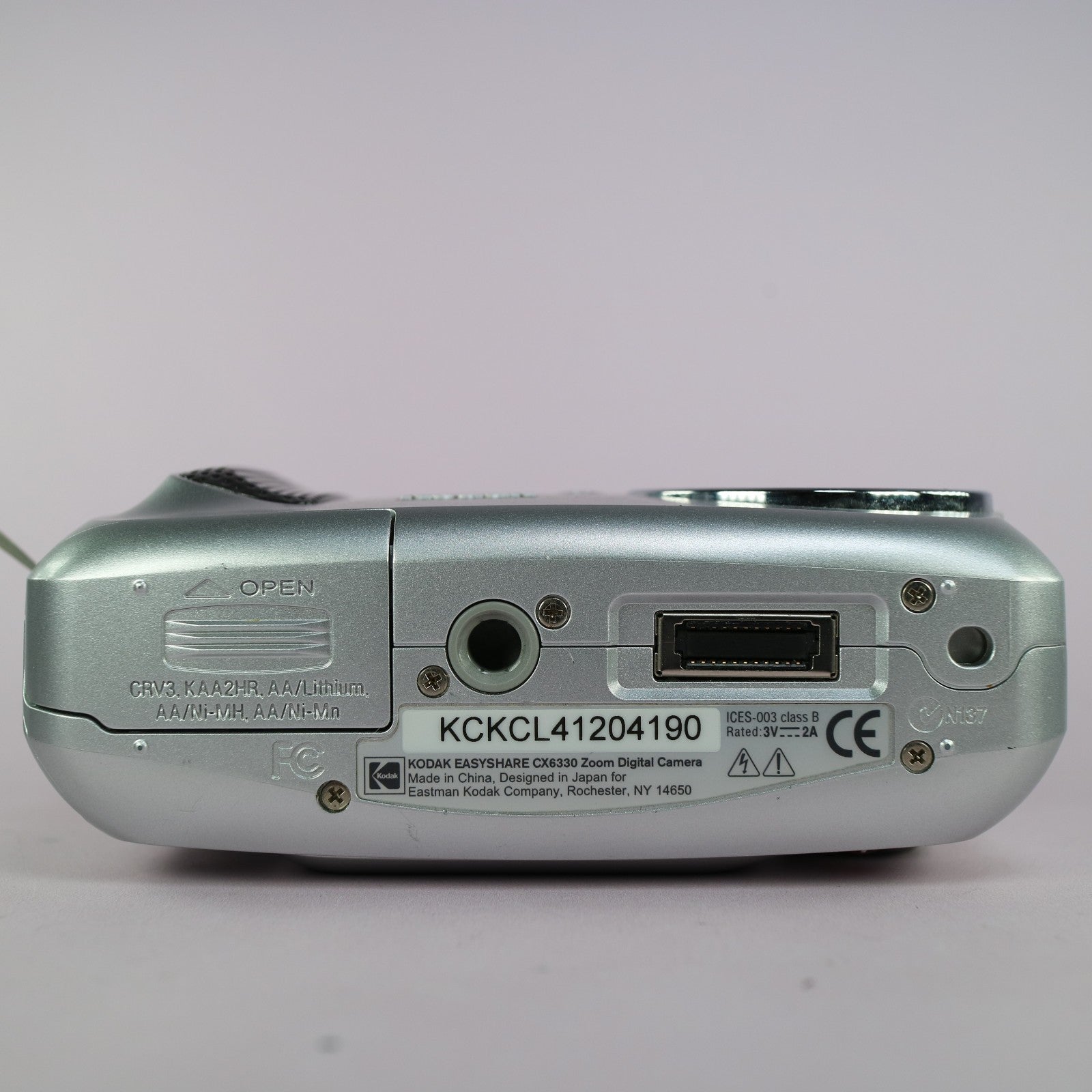 Kodak Digital Camera EasyShare CX6330 3.1MP Silver Tested
