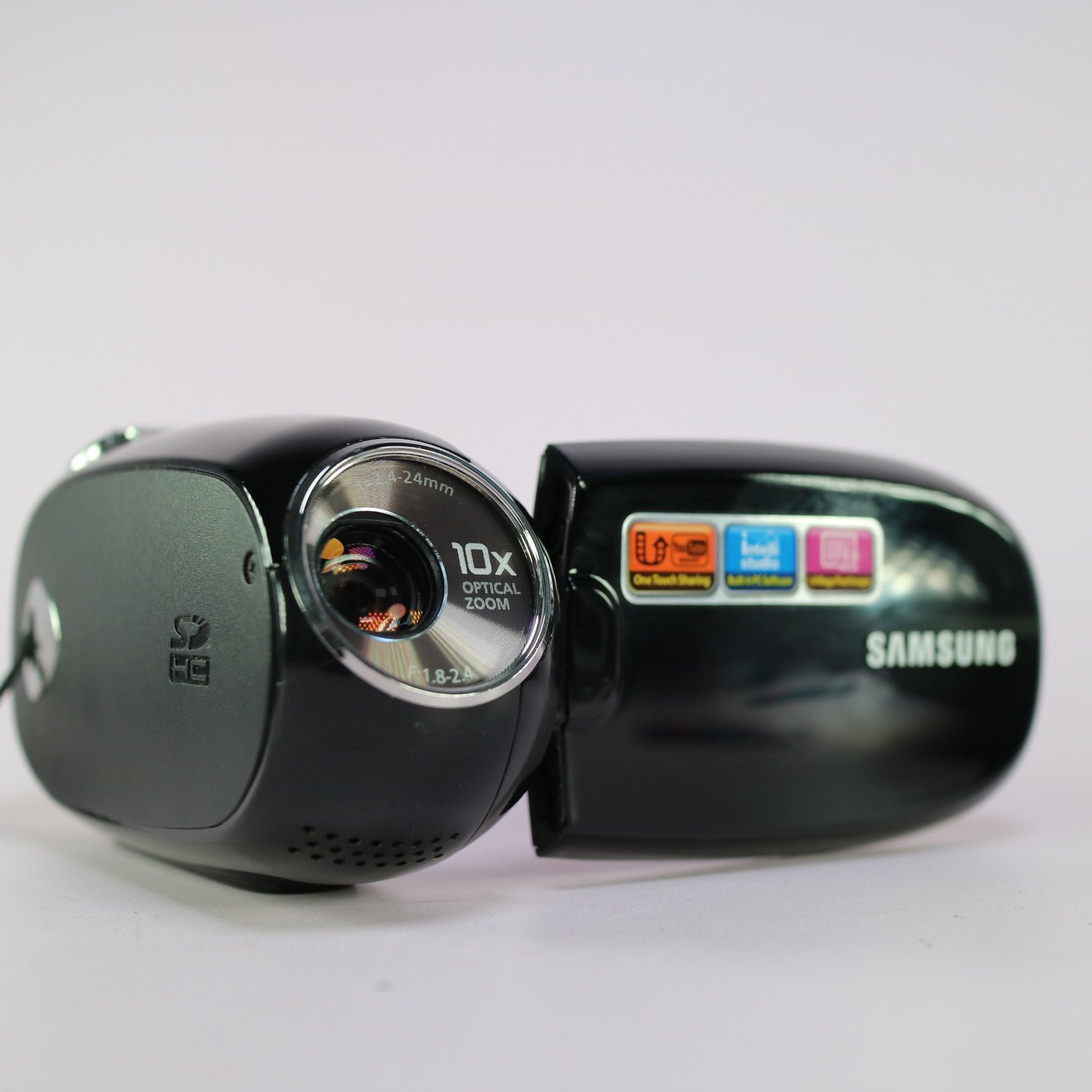 Samsung SMX-C20BP Handheld Camcorder Black Tested Full Working Set
