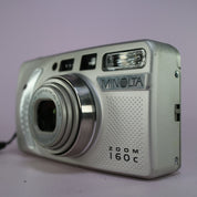 Minolta Zoom 160c 35mm Film Point and Shoot Camera Silver Tested