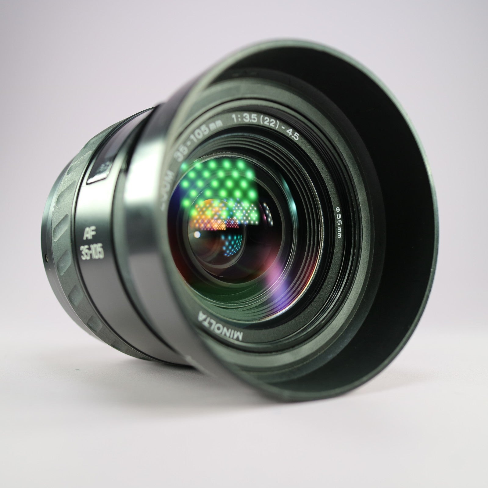 Minolta AF Zoom 35-105mm f/3.5-4.5 Lens Minolta / Sony Mount With Lens Hood