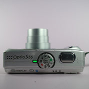 Pentax Optio S55 5.0MP Compact Digital Camera Silver Tested