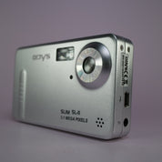 ODYS Slim 5L-ii 3.1MP Compact Digital Camera Silver Tested