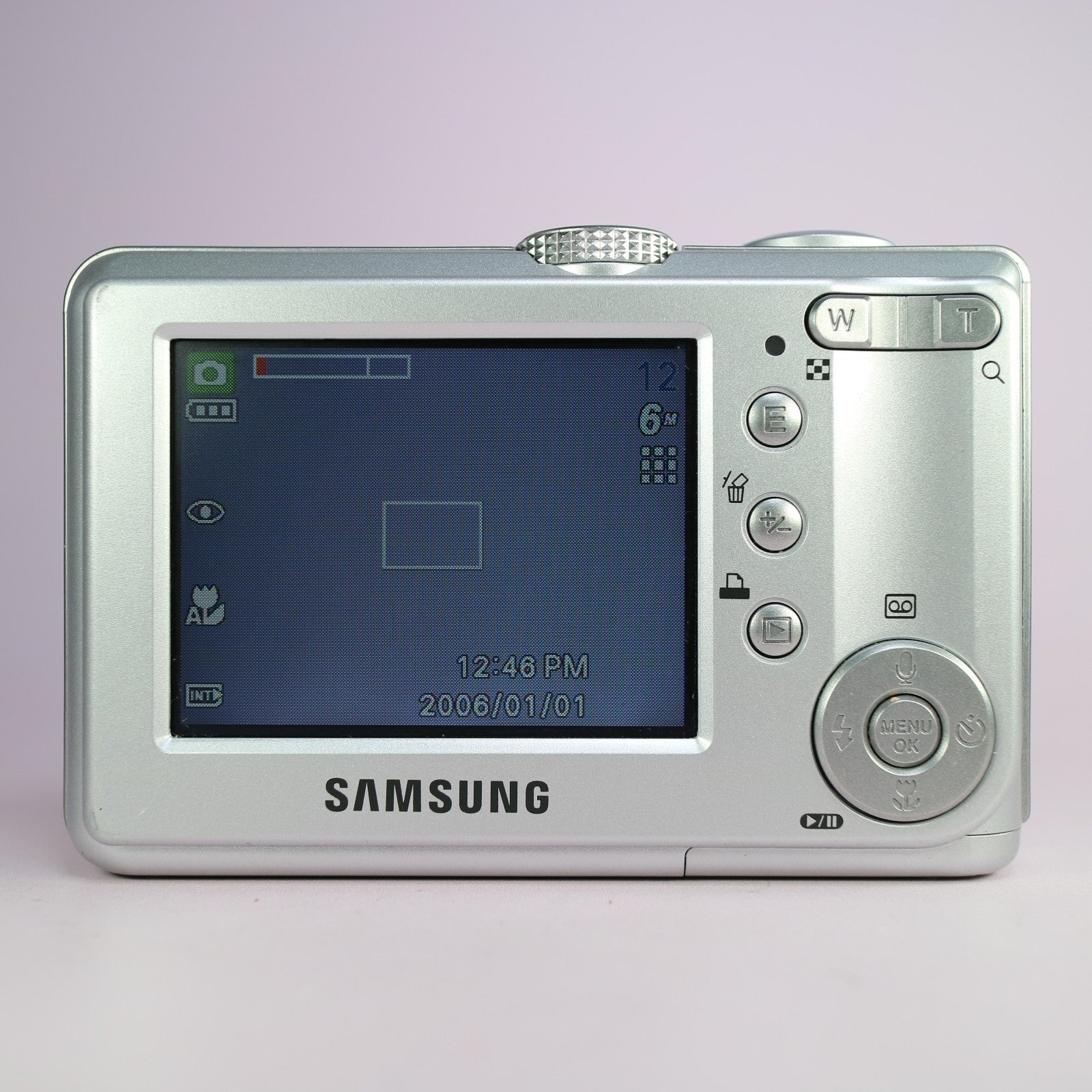 Samsung Digimax S600 6.0MP Compact Digital Camera Silver Tested