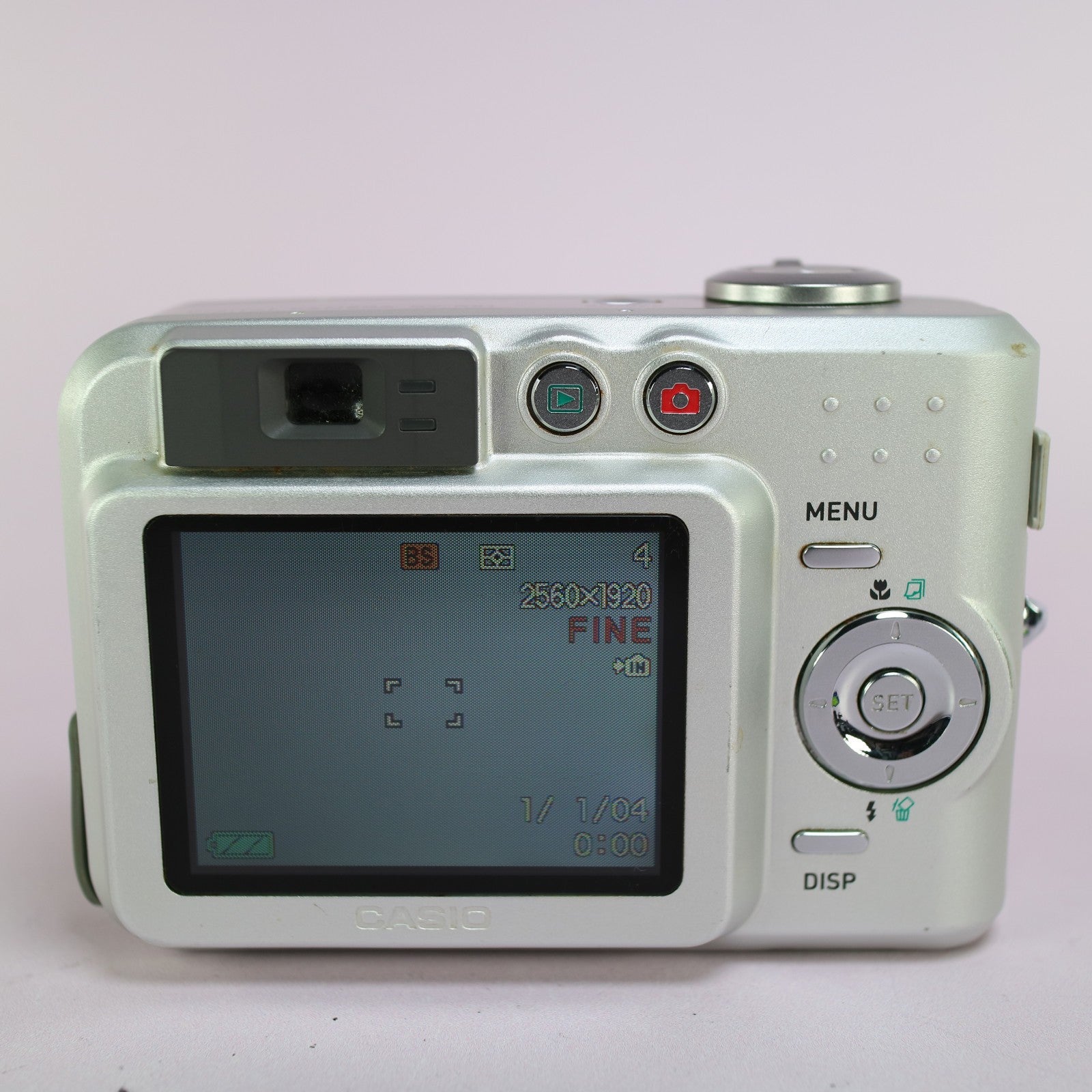 Casio Digital Camera Exilim QV-R51 5.0MP Silver Tested