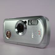Pentax Waterproof Digital Camera Optio WPi 6.0MP Silver Tested Full Working Set