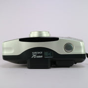 Canon Sure Shot 76 Zoom 35mm Film Point and Shoot Camera Silver Tested