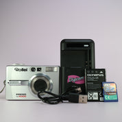 Rollei Digital Camera Prego DP6000 6.3MP Silver Tested Full Working Set