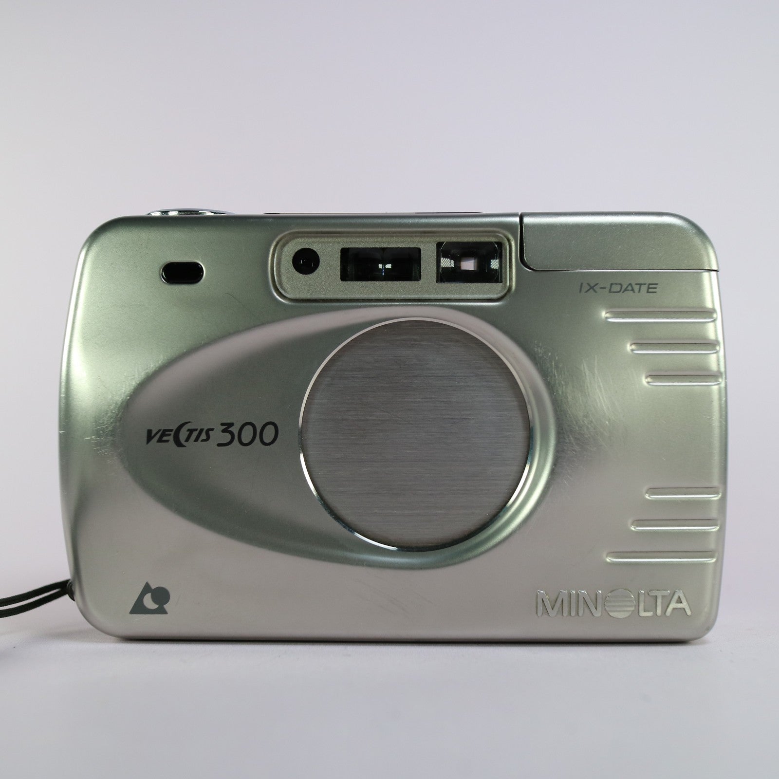 Minolta Vectis 300 APS Film Point and Shoot Camera Silver Tested