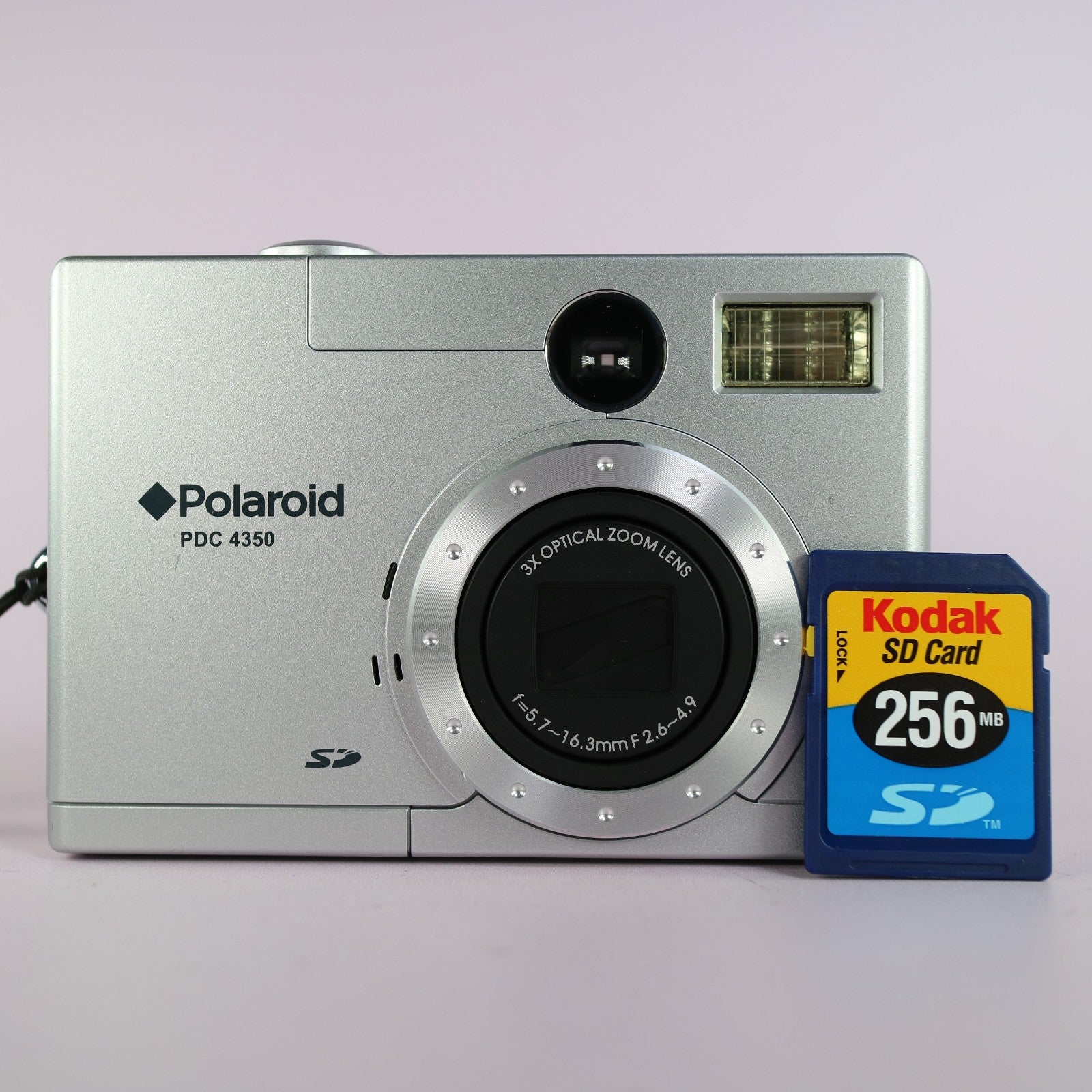 Polaroid Digital Camera PDC 4350 4.2MP Silver Tested