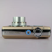 Sanyo VPC-E760 7.1MP Compact Digital Camera Gold Tested Full Working Set