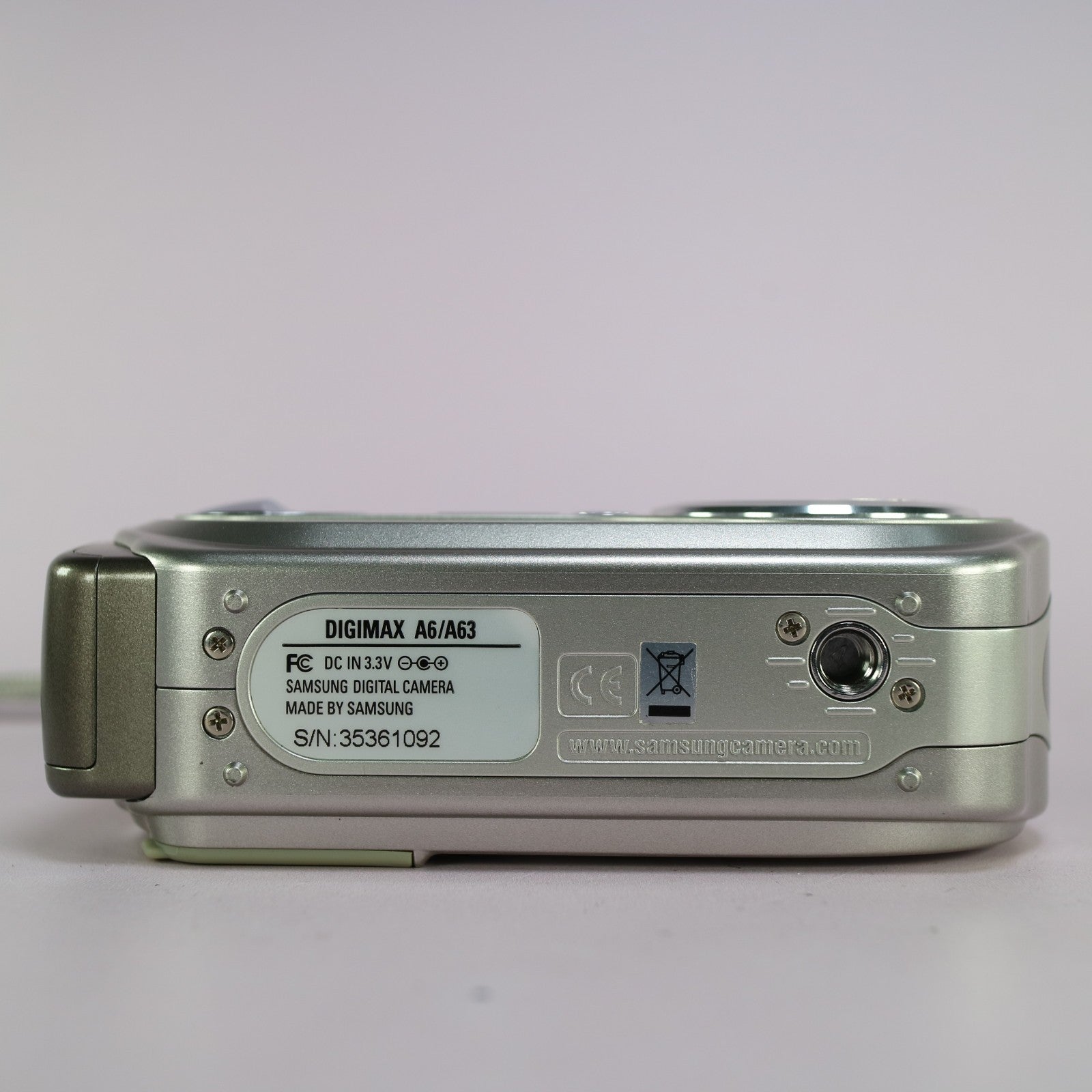 Samsung Digimax A6 6.0MP Compact Digital Camera Silver Tested
