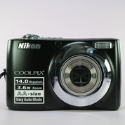 Nikon Digital Camera Coolpix L24 14.0MP Black Tested