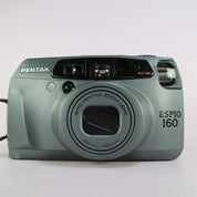Pentax Espio 160 35mm Film Point and Shoot Camera Grey Tested