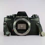 Praktica B100 Electronic 35mm Film SLR Camera Black Body Only Tested