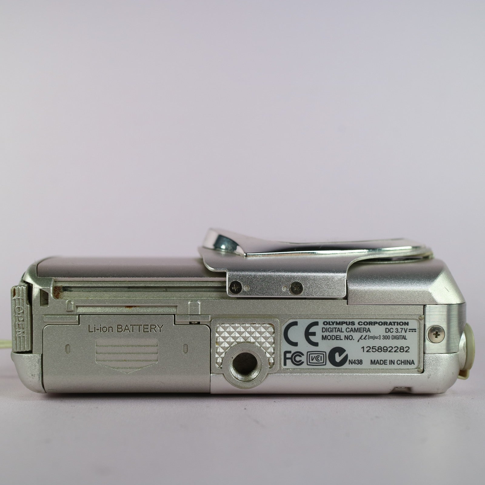 Olympus Digital Camera Mju 300 3.2MP Silver Tested