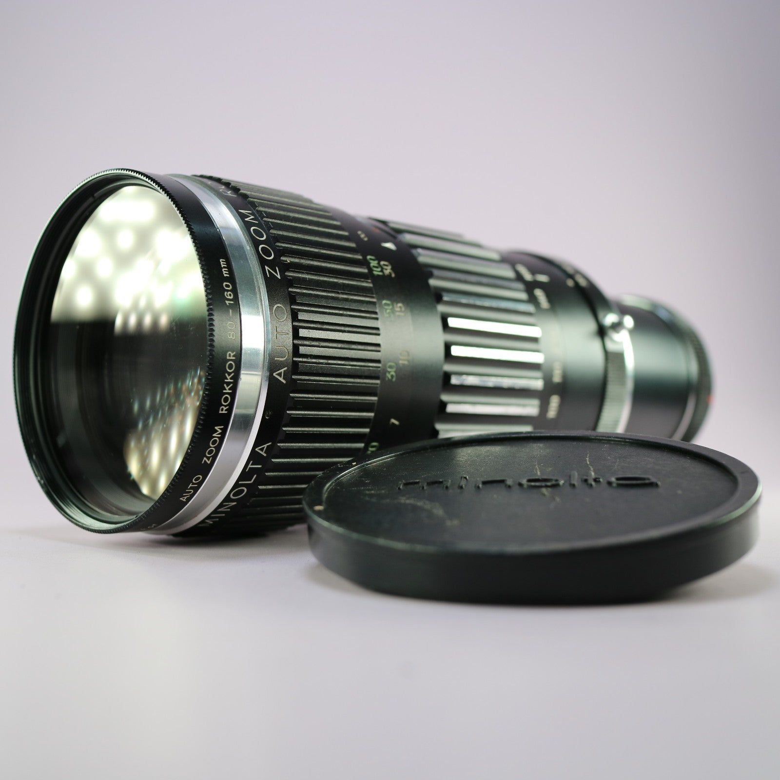Minolta Auto Zoom Rokkor 80-160mm F/3.5 Zebra Zoom Lens Minolta MD Mount