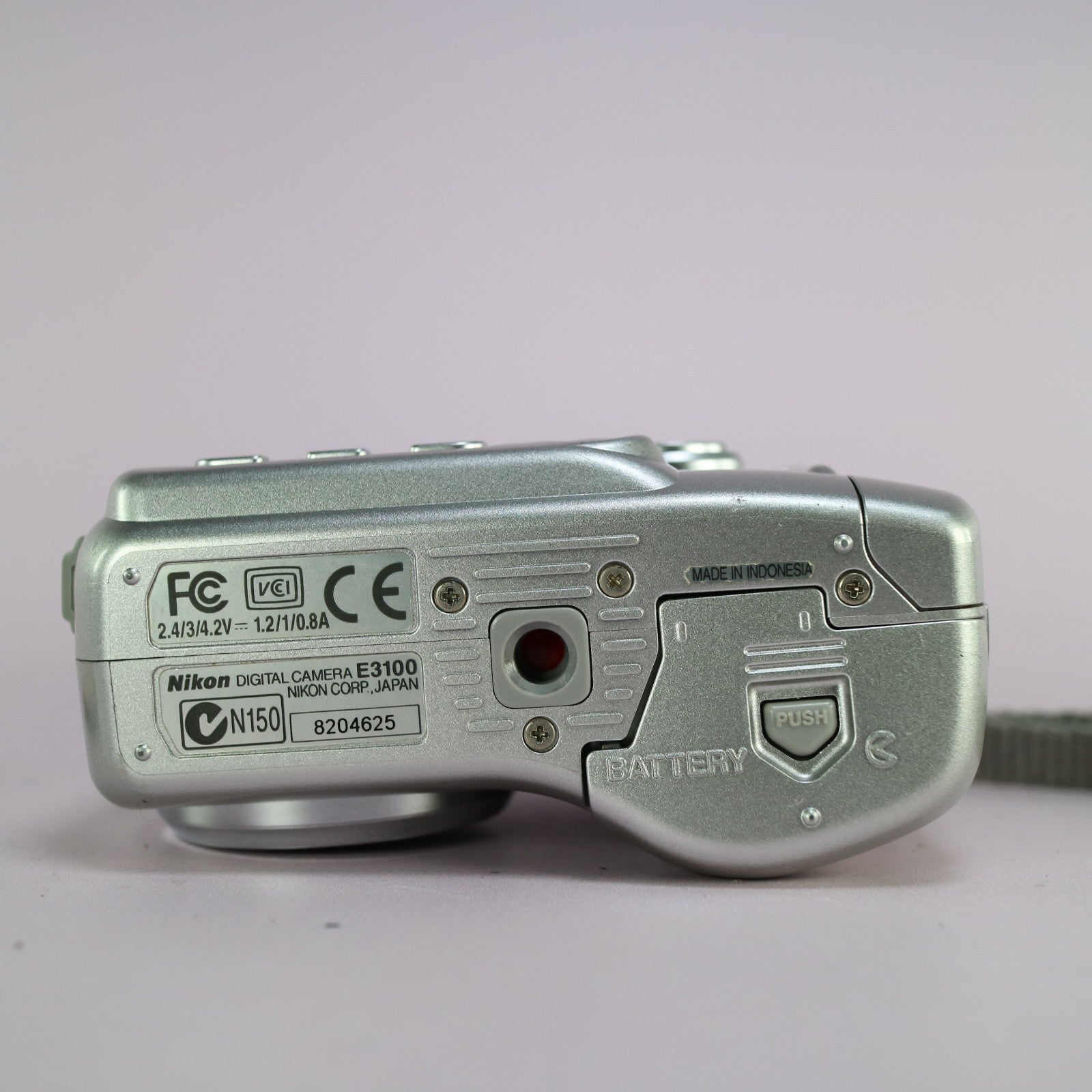 Nikon Digital Camera Coolpix 3100 3.2MP Silver Tested