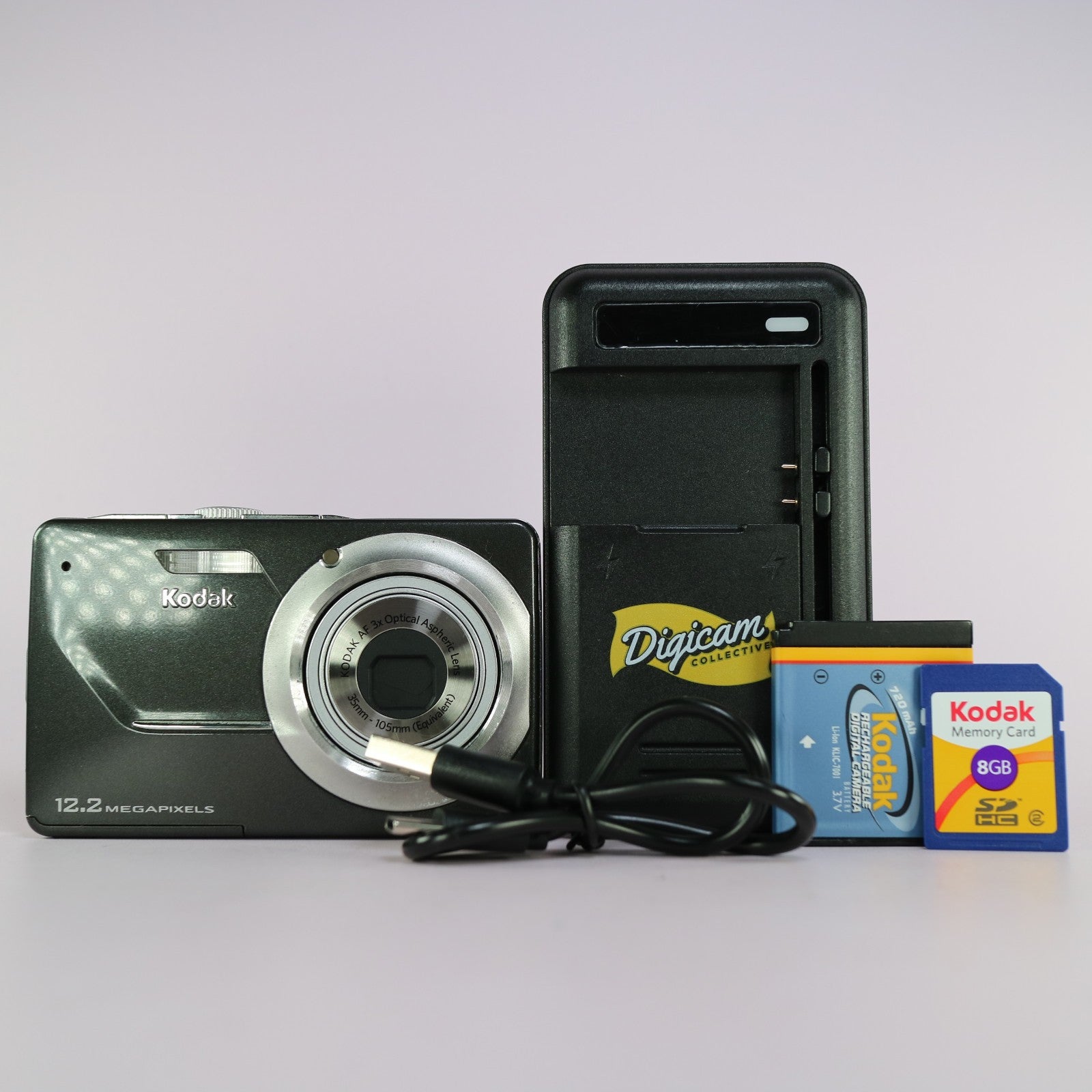 Kodak Digital Camera EasyShare MD41 12.2MP Grey Tested Full Working Set