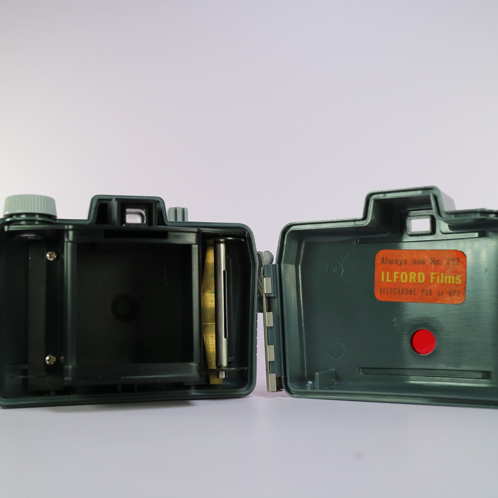 Ilford Sprite 127mm Film Point and Shoot Camera Grey Silver Tested