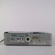 Pentax Digital Camera Optio S5i 5.0MP Silver Tested Full Working Set